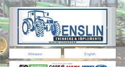 Desktop Screenshot of enslintrekkers.co.za